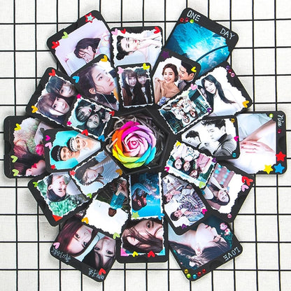 Personalized Hexagonal Memory Explosion Box