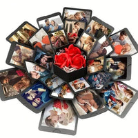 Personalized Hexagonal Memory Explosion Box