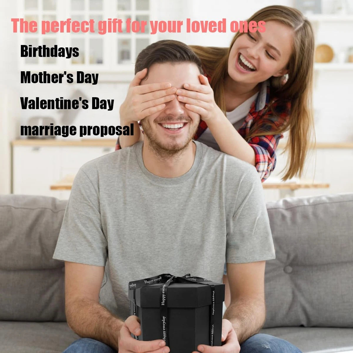 Personalized Hexagonal Memory Explosion Box